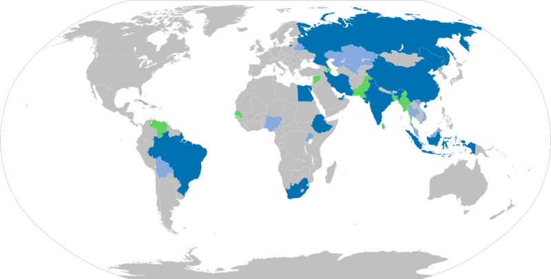 BRICS, partners and applicants (2025-06)