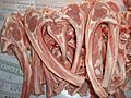 Chuletas de cordero, chuletas de palo