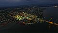 Ciudad de Puerto Barrios de noche