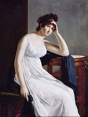 Archivo:Constance Mayer, Self-Portrait. Oil on canvas. Bibliothèque Marmottan