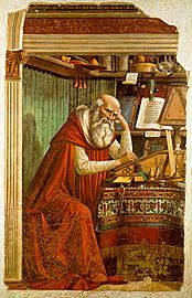 Domenico Ghirlandaio - St Jerome in his study