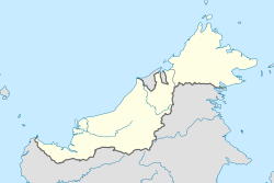 Kota Kinabalu ubicada en Malasia Oriental