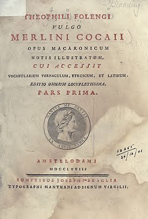 Archivo:Folengo - Maccheronee, 1768-1771 - 4160432 F
