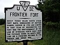 Fort Mayo historic marker Patrick County Virginia