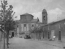 Vista de la iglesia de Santiago Apóstol en la localidad