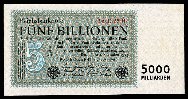 GER-130-Reichsbanknote-5 Trillion Mark (1923)