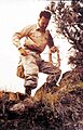 Huberto Cuevas Acevedo en el ascenso a Cumbre Cerro Situación, Trevelin, Chubut.