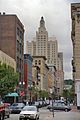 I 28 Downtown - Looking North-East at the Bank of America Tower on Westminster Street Just West of Snow Street