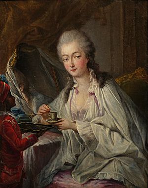 Archivo:Madame du Barry and the Page Zamore by Gauthier-Dagoty