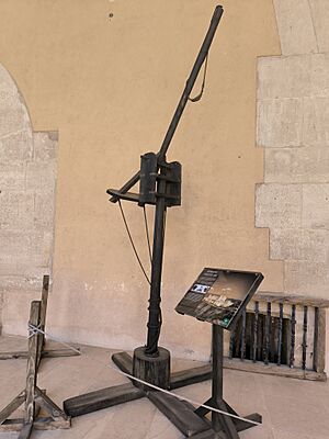 Archivo:Mangonel al Castell de Mora de Rubiols