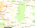 Map commune FR insee code 62075