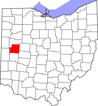 Map of Ohio highlighting Shelby County.svg