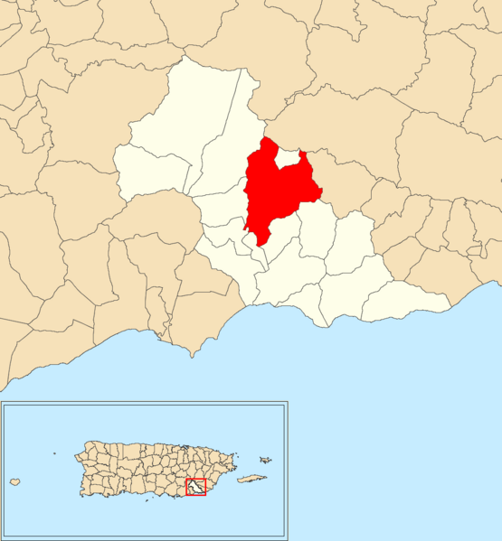 Marín, Patillas, Puerto Rico locator map