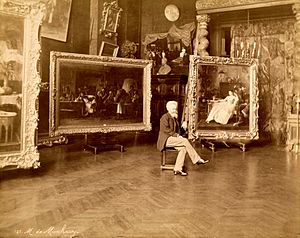 Archivo:Mihály von Munkácsy in his studio