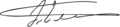 Mikheil Saakashvili Signature