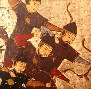 Archivo:Mongol soldiers by Rashid al-Din 1305