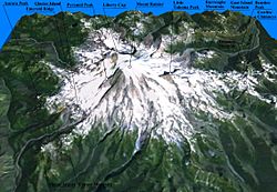 Archivo:Mount Rainier 3D version 1