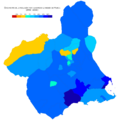 Murcia crecimiento poblacion 1998-2008