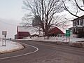 NY 89 south at Tyre line
