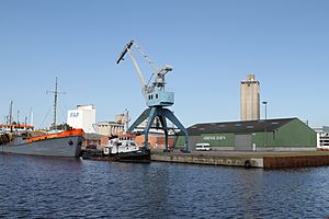 Archivo:Odense Inner Harbour-industry