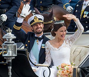 Archivo:Prince Carl Philip and Princess Sofia in 2015-3