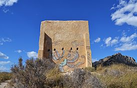 Restes de la torre o castellet del Mascarat, Calp.JPG