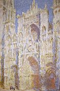 Rouen Cathedral, West Façade, Sunlight by Claude Monet (4990896545)
