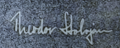 Signature of Theodor Stolojan
