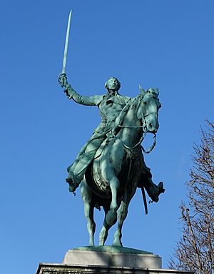Archivo:Statue of Lafayette, Paris 6 March 2016 (cropped)