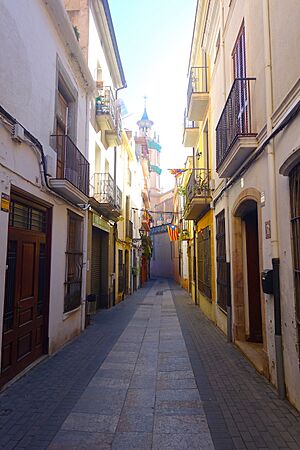 Archivo:Street Around Arenys de Mar, Spain