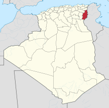 Tébessa in Algeria 2019.svg