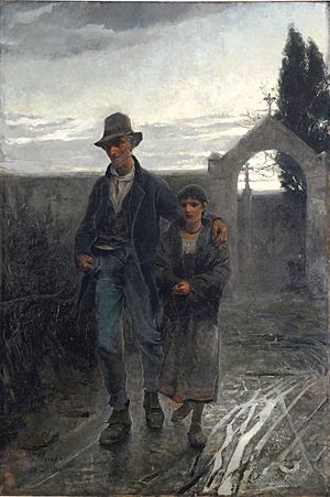 Archivo:Viejo con niña o Valle de lágrimas o Día de difuntos (Museo del Prado)