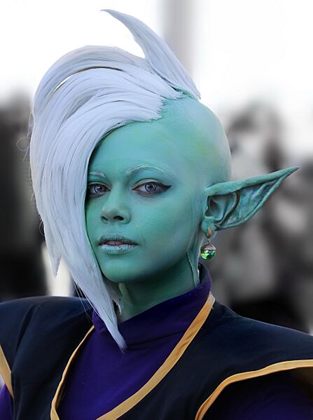 Zamasu Cosplayer at Romics 2018