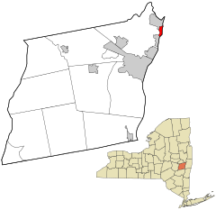 Albany County New York incorporated and unincorporated areas Green Island highlighted.svg