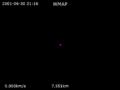 Animation of Wilkinson Microwave Anisotropy Probe trajectory - Viewd from Earth