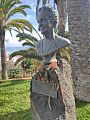 Busto Dulce María Loynaz, Parque Taoro, Puerto de la Cruz, Tenerife