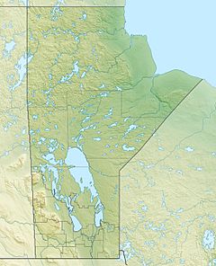 Islas Sandy ubicada en Manitoba