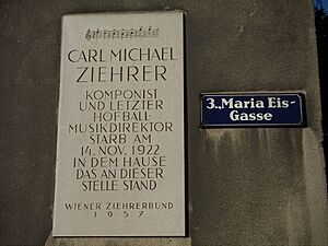 Archivo:CarlMichaelZiehrer.MariaEisGasse.ViennaB