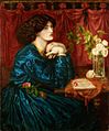 Dante Gabriel Rossetti - Jane Morris (The Blue Silk Dress)
