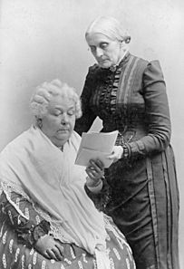Archivo:Elizabeth Cady Stanton and Susan B Anthony