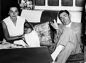 Archivo:Fausto Coppi and Giulia Occhini 1954