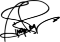 Ginger Rogers signature