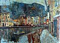Giuseppe Amisani, the painter of the Kings, View of Portofino