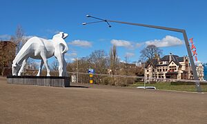 Archivo:Groningen, Het Peerd van Ome Loeks (kunstenaar Jan de Baat) IMG 4156 2023-04-02 13.28