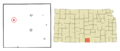 Harper County Kansas Incorporated and Unincorporated areas Attica Highlighted