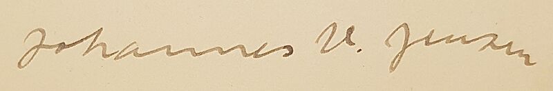 Johannes V. Jensen signature