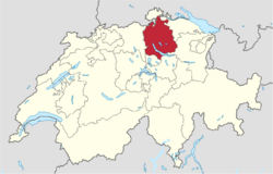 Kanton Zürich in Switzerland.svg