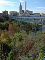 Kodak Tower From High Falls Gorge