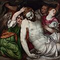Lambert Sustris - Pietà and Angels - Google Art Project