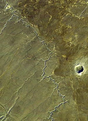 Archivo:Landsat Meteor Crater